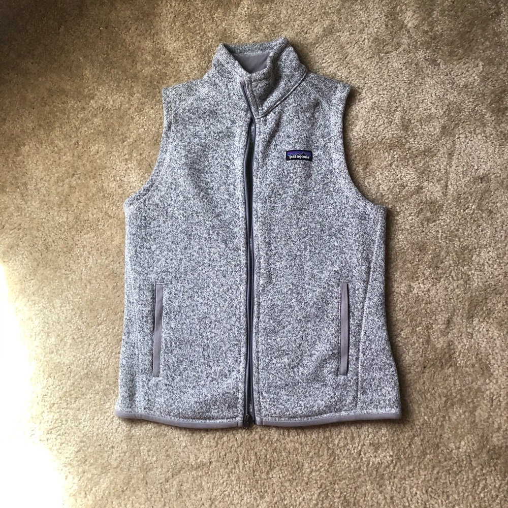 Patagonia Grey Fleece Vest Better Sweater